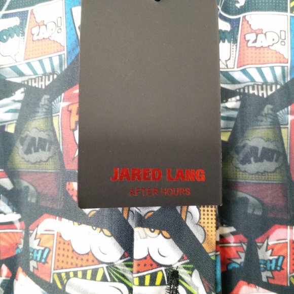 JARED LANG Trim Fit Cartoon Print Shirt XL - Picture 5 of 12